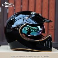 ราคา หมวกกันน็อควินเทจ คลาสสิค เต็มใบ Altrax รุ่น Mad Max แว่นปรอท นวมถอดซักได้ หมวกกันน็อคคลาสสิค มาตรฐาน มอก ไซส์ M L (20650652261)
