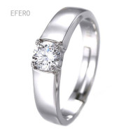 ราคา แหวนหมั้นเพชรโมอิสชุดแหวนเพชรเทียม6ง่ามปรับได้ (20618976717)