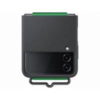 ราคา Samsung Silicone Cover with Strap Black Case for Galaxy Z Flip4 (19372599560)