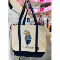 ราคา กระเป๋าผ้าลายหมีpoloแคนวาส (21236222213)