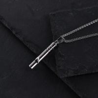 ราคา BAC ขายส่งเป่านกหวีดสร้อยคอไทเทเนียมเหล็กคู่จี้เครื่องประดับโซ่ (16791423349)
