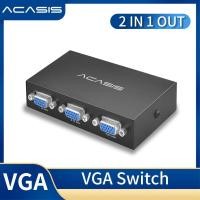 ราคา ACASIS 2 Port VGA Switch 2 IN 1 Out Switch for PC Monitor Switch Support Laptop Desktop Sharing (9244522868)