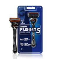 ราคา Gillette Fusion Proglide Razor for Men Pack of 1 with styling back blade for Perfect Shave and Perfect Beard Shape (20387490934)