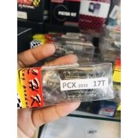ราคา เฟืองท้ายPCX2018 2020 LHK 17ฟัน 18ฟัน (9498719301)