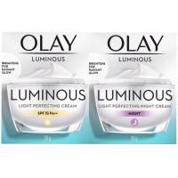 ราคา Olay โอเลย์ แพ็คคู่ โททัลเอฟเฟ็คส์ นอร์มัล Olay Total Effects Day SPF 15 50 g Night 50g โอเลย์ ลูมินัส ไลท์ เพอร์เฟคติ้ง ครีม SPF 15 PA 50 (13406643084)