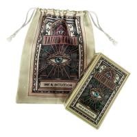 ราคา Tarot Deck Magical Eye Tarot Cards with Tarot Storage Pouch Entertainment Magical Eye Tarot Cards for Fortune Telling Game workable (20265750274)