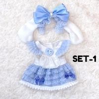 ราคา ชุดตุ๊กตา 20 cm 15 cmใส่ได้ ชุดพร้อมหมวกและที่คาดผม ร้านไทย พร้อมส่ง (20442435939)