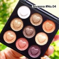 ราคา ของแท้ อายแชโดว์ Sivanna Colors Velvet Eyeshadow รหัส HF4002 (6465398234)