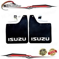 ราคา บังโคลน หน้า ซ้าย ขวา รถยนต์ รถกระบะเก่า ISUZU DRAGON EYE มังกรเก่า มังกรใหม่ ฯลฯ ยางบังโคลน บังโคลน แผ่นยางบังโคลน เขียน ISUZU กันโคลน กันกระเด็น สีดำ 2 ชิ้น พร้อมน็อต (10268865773)