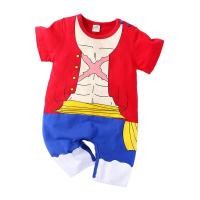ราคา อะนิเมะ Naruto เสื้อรอมเปอร์ทารก Akatsuki Kakashi Go Ku Luffy Soron แขนสั้นเด็กทารก Romper จั๊มสูทคอสเพลย์ Pajama Jumpsuit สำหรับทารก (7672594500)