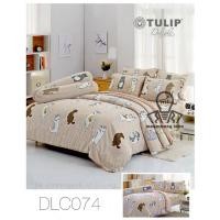 ราคา Tulip Delight ชุดผ้าปูที่นอน ผ้านวมขนาดมาตรฐาน 3 5 5 6 ฟุต DLC074 หมาจ๋า Dog Please Maaja (4013754067)