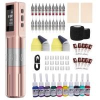 ราคา เครื่องสัก ลาย ไร้ สาย เครื่องสักไร้สาย tattoo machine แบตไร้สาย tattoo เครื่องสักไฟฟ้า เครื่องสัก ชุดปากกาสักไร้สายหมุน (21267178158)