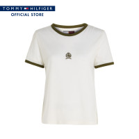 ราคา Tommy Hilfiger เสื้อยืดผู้หญิง รุ่น WW0WW39544 YBL สีขาว (20569616530)