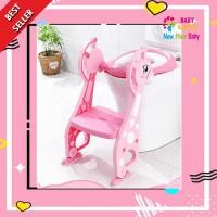 ราคา ฝารองชักโครกแบบบันไดบันไดฝารองนั่งชักโครก สำหรับเด็ก เบาะนิ่ม ถอดเก็บ (885582407)