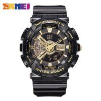 ราคา SKMEI ผู้ชายกีฬานาฬิกาดิจิตอลแฟชั่นนาฬิกาโครโนกราฟจอแสดงผลแบบสองเวลาปลุกการเคลื่อนไหวที่นำเข้านาฬิกาข้อมือกันน้ำผู้ชายผู้หญิง (15736703388)