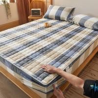 ราคา Muji ผ้าปูที่นอนเตียงแบบพอดีลายตาข่ายกันน้ำ30ซม ผ้าคลุมฟูกผ้าคลุมที่นอนซักได้ผ้าปูที่นอนซักได้ปลอกหมอนขนาดเดียว Super Single ควีน คิงไซส์ (19909388356)