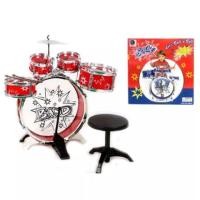 ราคา กลองชุด 5 ชิ้น สำหรับเด็ก แถมเก้าอี้ เล่นได้จริง มีสีแดงสีน้ำเงิน (20748994773)