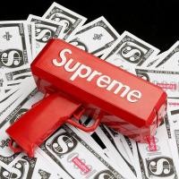 ราคา ปืนยิงเงิน ปืนยิงแบงค์ Supreme มีไฟใช้ถ่าน ของเล่นปืนยิงธนบัตร ปืนสายเปย์ ปืนยิงแบงค์ พร้อมธนบัตร (19311327695)