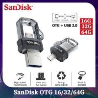ราคา SanDisk OTG USB 3 0 Ultra Dual Drive 16GB 32GB 64GB USB Flash Drive แฟลชไดร์ฟ สำหรับ สมาร์ทโฟน และ แท็บเล็ต Android เมมโมรี่ แซนดิส (3246958120)