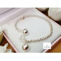 ราคา สร้อยข้อมือเงินแท้92 5 ข้อมือสำหรับเด็ก ลายผ่าหวาย มีกระดิ่งหัวท้าย ความหนา 2 0 มิล (13331194086)