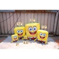 ราคา ตุ๊กตา SpongeBob สปอนบ๊อบ Patrick Star แพทริคสตาร์ Gary the Snail หอยทาก แกรี่ XS S M L XL Sponge Bob สพันจ์บ๊อบ (13717738594)