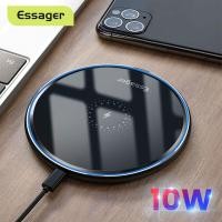 ราคา Essager 15W ไร้สายอย่างเร็วที่ชาร์จแบบไร้สาย Qi ตัวชาร์จไฟสำหรับ iPhone 11 Pro X XR Max 8 Xiaomi Mi 10 Samsung S20 รวมสายเคเบิล Type C 1เมตร (20805665584)