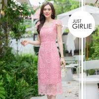 ราคา เดรสสีชมพู รวมเดรสสีชมพู ชุดออกงาน ธีมชมพู เดรสสวย ชุดแซกสีชมพู มีไซส์ S M L XL (20869139243)