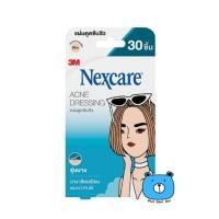 ราคา 3M Nexcare Acne Dressing เน็กซ์แคร์ แผ่นแปะสิวรุ่นบาง เรียบเนียน เเต่งหน้าทับได้ สีฟ้า 1กล่อง 30 ชิ้น (21284838255)