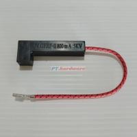 ราคา ฟิวส์ กระบอกฟิวส์ ไมโครเวฟ เตาอบ Microwave Fuse 700mA 800mA 5kV 0 7A 0 8A สายกระบอกฟิวส์ MW ดำ 1 ตัว (17429766526)