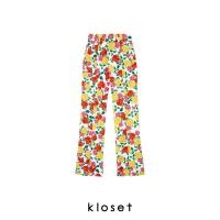 ราคา KLOSET Regina Rose High Waist Pants AW22 P003 กางเกงขายาว กางเกงผ้าลาย กางเกงผู้หญิง กางเกงแฟชั่น (20629975063)