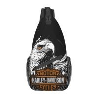ราคา กระเป๋าคาดเอว Harley Davidsons สำหรับผู้หญิงผู้ชายแฟชั่นไขว้กระเป๋าคาดหน้าอกแนวทแยงมุมสามารถปรับ Dompet Koin ได้ (20123178662)