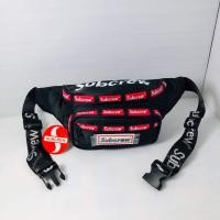 ราคา กระเป่าสะพายข้างและคาดเอวซิบกันน้ำสกรีนsupremeมีสีช่องกันน้ำได้ (20400474683)