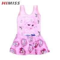 ราคา HIMISS Girls One Piece Swimsuits Childrens Cartoon Printing Swimming Dress Girls Soft Elastic Princess Swimsuit For Vacation Beach (21176294635)