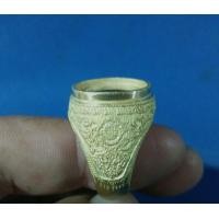 ราคา ตัวเรือนแหวน ตัวเรือนเปล่าเนื้อทองเหลืองหัวกลมขนาด1 5เซ็นติเมตร (13604582478)