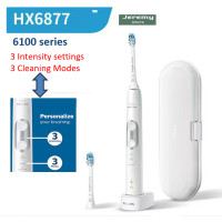 ราคา philips Sonicare ProtectiveClean 4100 5100 Gum Health Rechargeable Electric Toothbrush With Pressure Sensor (21222549474)