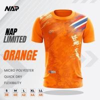 ราคา NAP Limited2 เสื้อกีฬาสีส้ม คอกลม แขนสั้น พิมพ์SUB สีสวยสดใส ไม่ซีด ไม่ย้วย ไม่ต้องรีดดดด (20485333938)