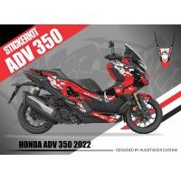 ราคา สติ๊กเกอร์ติดรถ สติกเกอร์แต่ง สติกเกอร์ กันรอย Honda ADV 350 ลาย Air Force (20395088478)