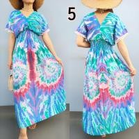 ราคา อก 34 40 นิ้ว เดรสปริ้นลายมัดย้อม แขนแต่งตุ้มสีขาว เดรสมัดย้อมพาสเทล ชุดมัดย้อมพาสเทล เดรสไปทะเล เดรสมัดย้อม เดรสสีพาสเทล เดรสพาสเทล ชุดไปทะเล (14897963932)