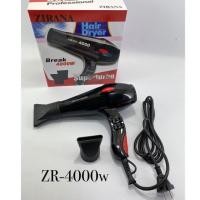 ราคา ไดร์เป่าผม ZIRANA รุ่น ZR 4000 ไดร์เป่าผม Super Turbo 4000w เครื่องเป่าผม Garena8 ลมแรง คุณภาพดี ไดร์ที่ใช้ในร้านเสริมสวย ปรับแรงลมได้2ระดับ ลมร้อนและลมเ (18453717278)