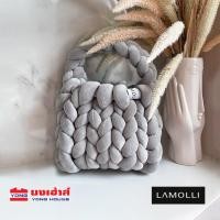 ราคา LAMOLLI กระเป๋าถักไหมพรมยักษ์ giant yarn ไหมผ้าฝ้าย และ ไหมกำมะหยี่ กระเป๋าถัก กระเป๋าถือ ไหมยักษ์ มีไหมขายแยก (18860122800)