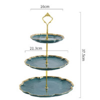 ราคา จานเซรามิค ชั้นวางขนม ผลไม้ 2 ชั้น 3 ชั้น MH 122 ตกแต่งวางขนม ผลไม้ สไตล์นอร์ดิก (18541055118)