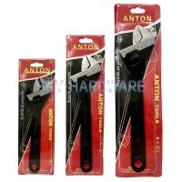 ราคา ANTON ประแจเลื่อน ประแจสไลด์ 8นิ้ว 10นิ้ว 12นิ้ว CR V สีดำ (10392503772)