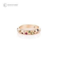 ราคา Maison de Jewels Nopa9 Ring แหวนนพเก้า นำโชค เพชรแท้ พลอยแท้ แหวนเงิน โรสโกลด์ ดีไซน์ (20719863793)