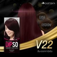 ราคา Dipso สีย้อมผม ดิฟโซ่ ไวแบรนซี่ แฮร์ คัลเลอร์ สีย้อมผม ปกปิดผมขาวได้แนบสนิท ยาย้อมผม V01 VB30 (7857059613)