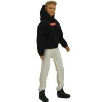 ราคา เสื้อผ้าตุ๊กตา1 6หลากสีสำหรับชุดตุ๊กตาเด็กผู้ชายเคนเสื้อยืดมีฮู้ดกางเกงกางเกงสำหรับแฟนตุ๊กตาบาร์บี้ (19665745965)