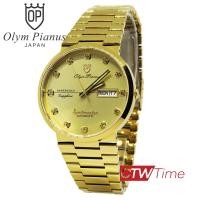 ราคา O P Sportmaster Automatic นาฬิกาข้อมือผู้ชาย สแตนเลสแท้ รุ่น 890 09AM 423 สีทอง หน้าปัดทอง (3083294573)