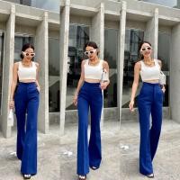 ราคา Button pants กางเกงขาม้ากระดุมหน้า (20929755000)