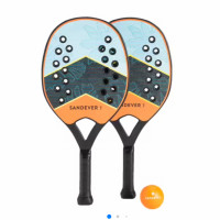 ราคา ไม้เทนนิสชายหาด ไม้บีชเทนนิส ไม้บีชเทนนิสชายหาด Beach Tennis Racket Set SANDEVER (18194408860)