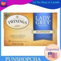 ราคา ชาทไว นิงส์ Twinings Lady Grey Black Tea Decaffeinated 20 Tea Bags ชาสมุนไพร ชาดำ (4550670448)