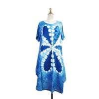 ราคา ชุดเดรสมัดย้อม ผ้ามัดย้อมทูโทน ชุด มัดย้อม คราม รอบอกเสื้อ 42 นิ้ว ย้อมสีคราม เดรสทรงยาว เน้นขายราคาถูก ใส่สบาย (16852163447)